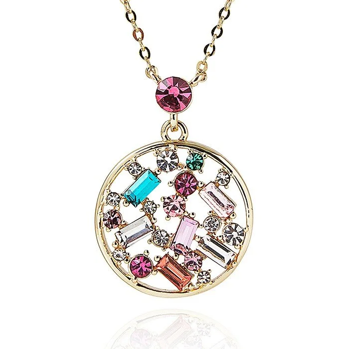 Chic Sparkle Gold Plated Necklace