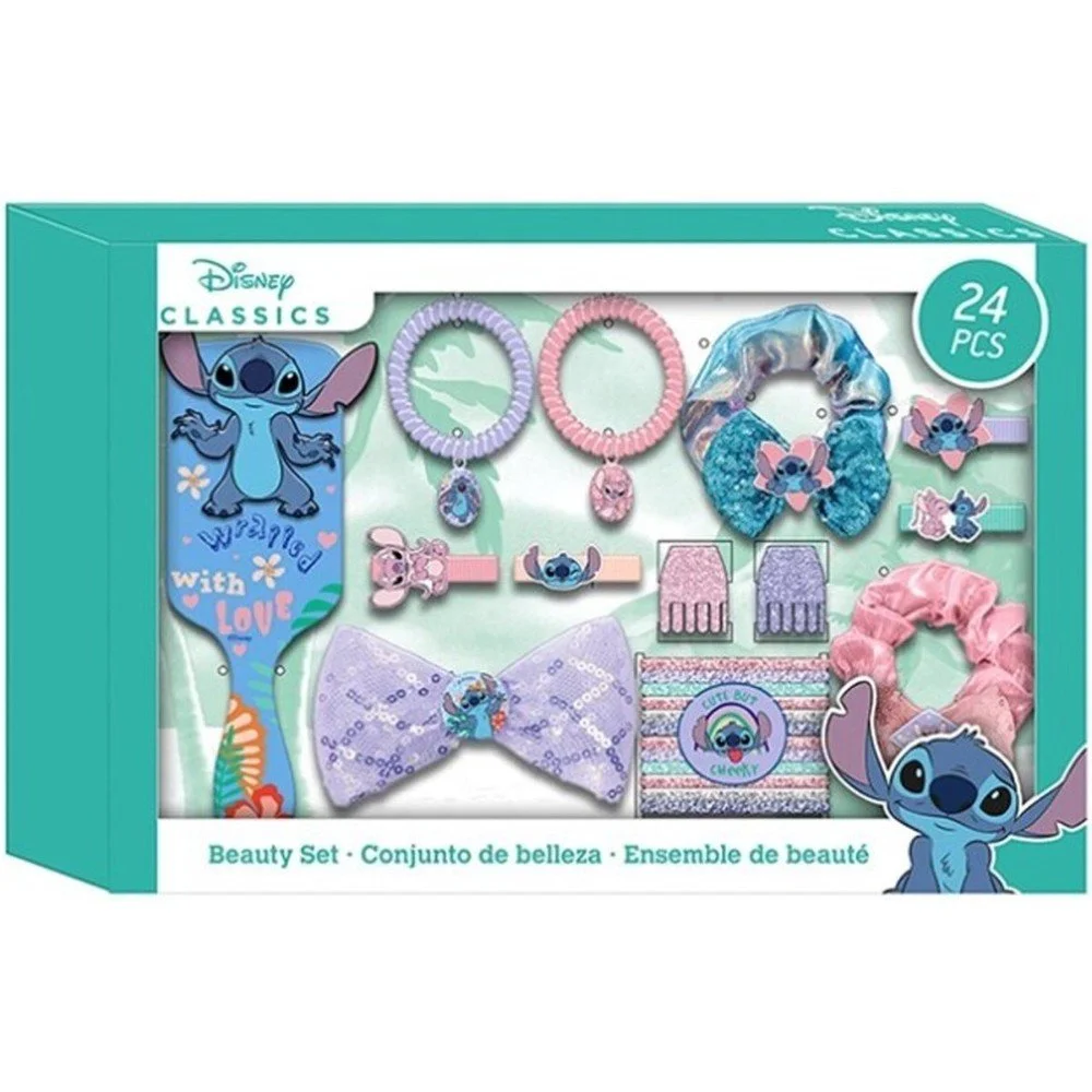 Disney Stitch 24 Piece Hair Accessories Gift Set
