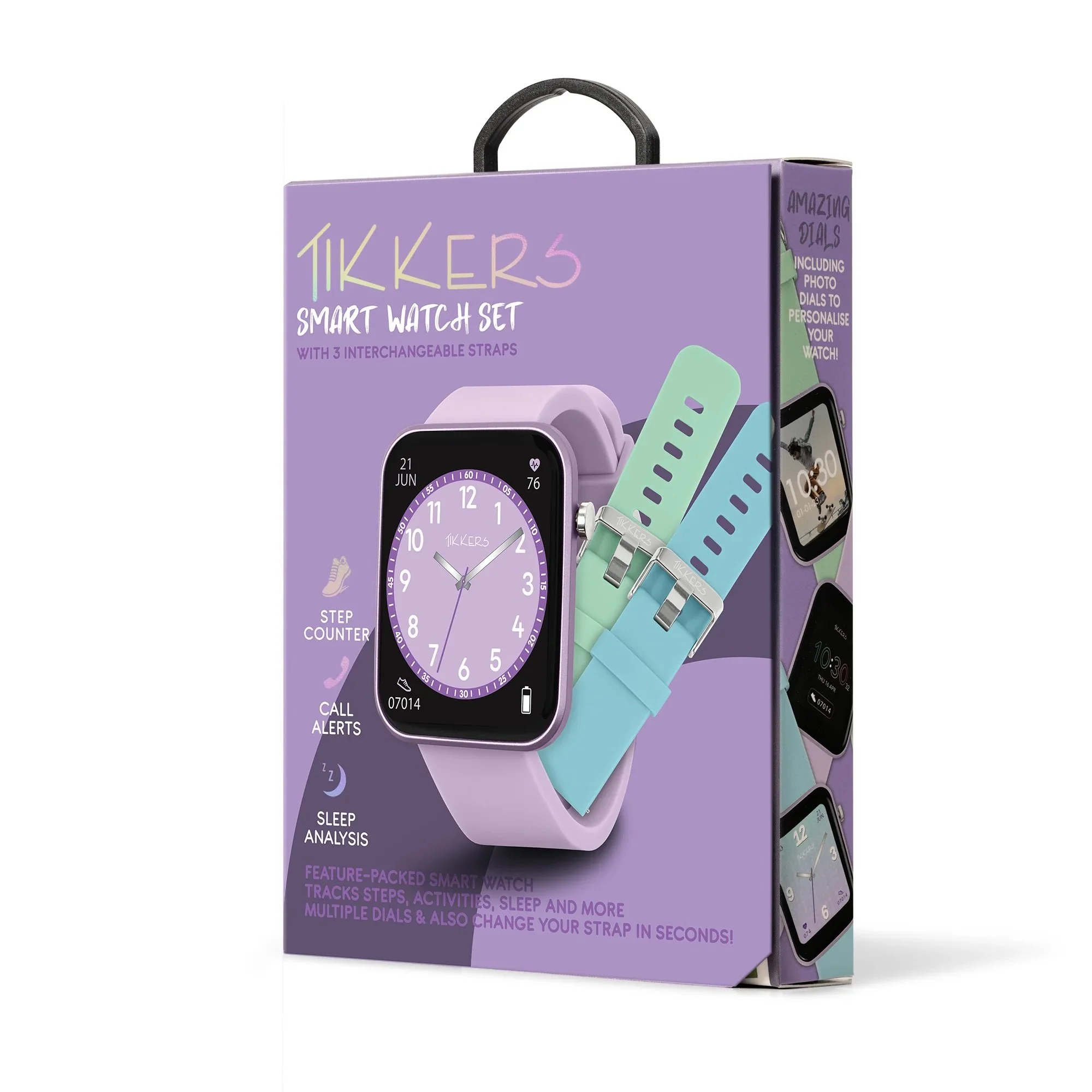 Tikkers Kids Series 13 Smart Lilac Interchangeable Strap Watch