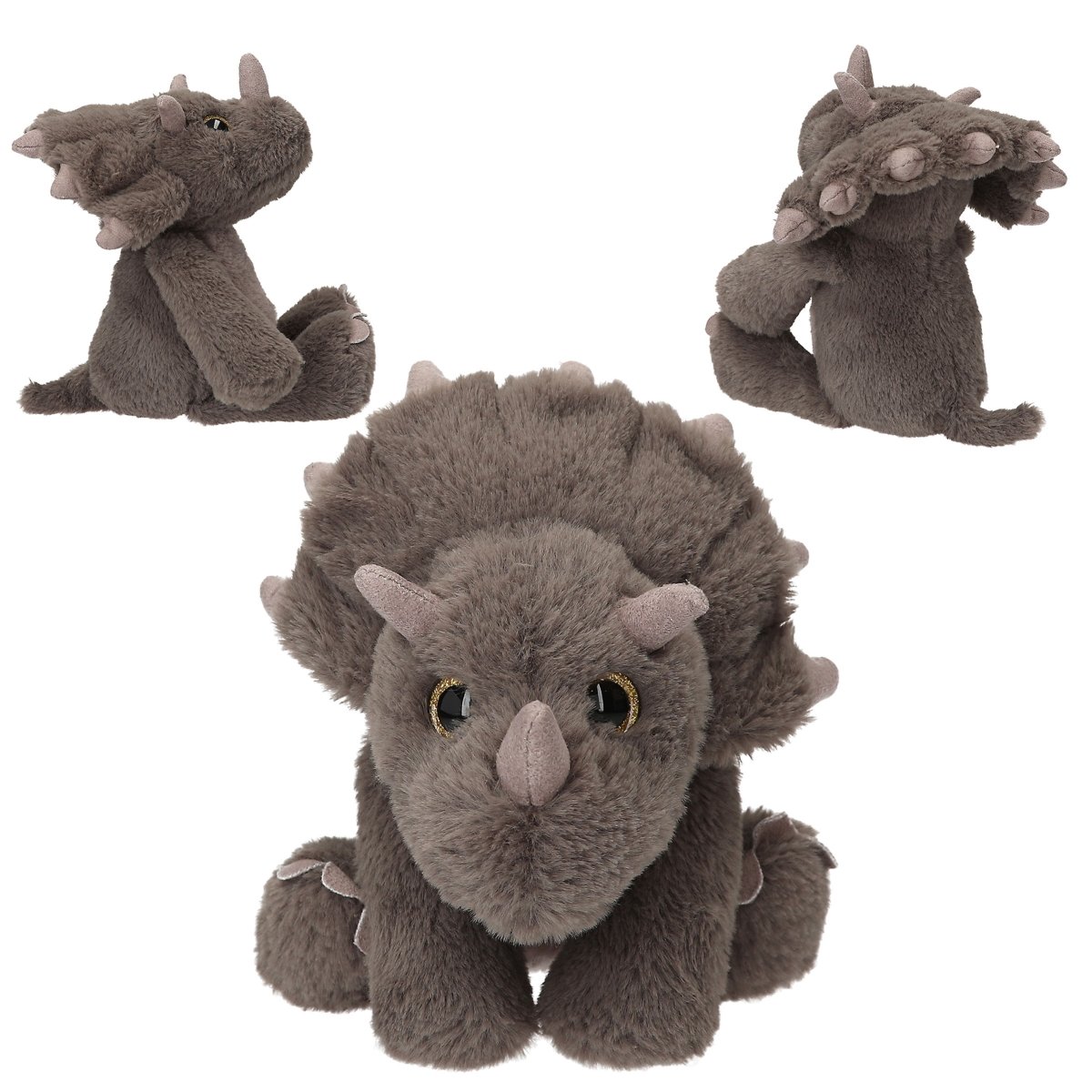 Dino World Cuddle Companion Triceratops Plush