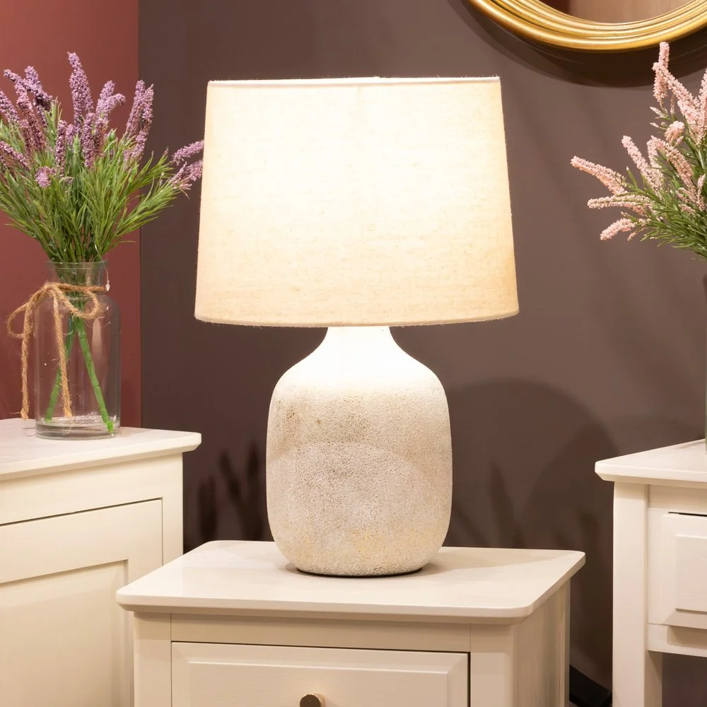 Tiana ceramic lamp smooth 43cm