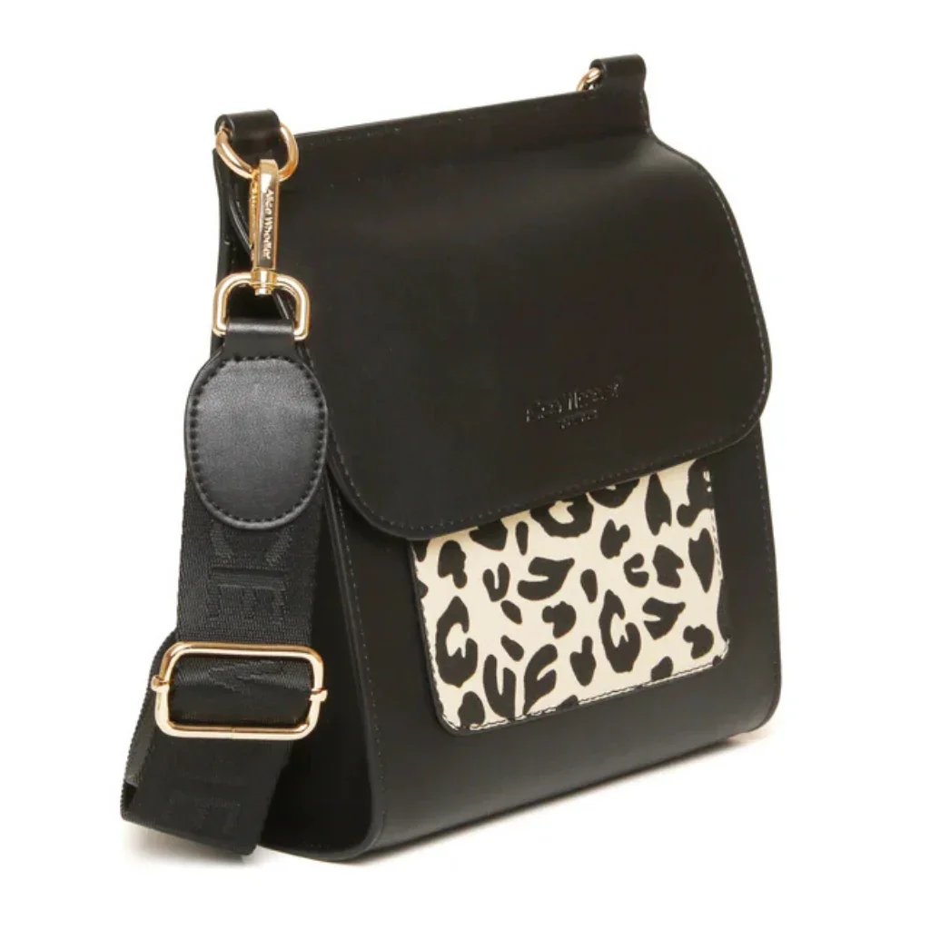 Alice Wheeler Leopard Bloomsbury Crossbody Bag