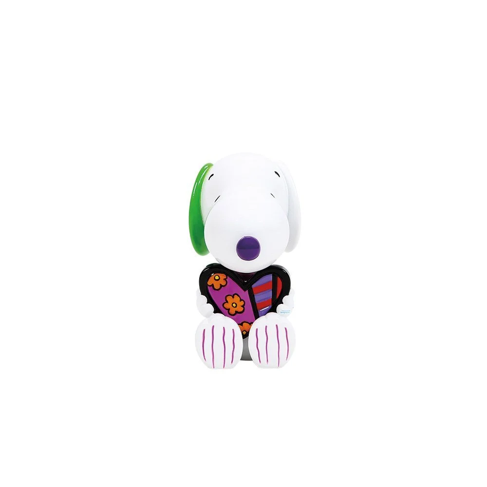 Snoopy With Britto Heart Figurine