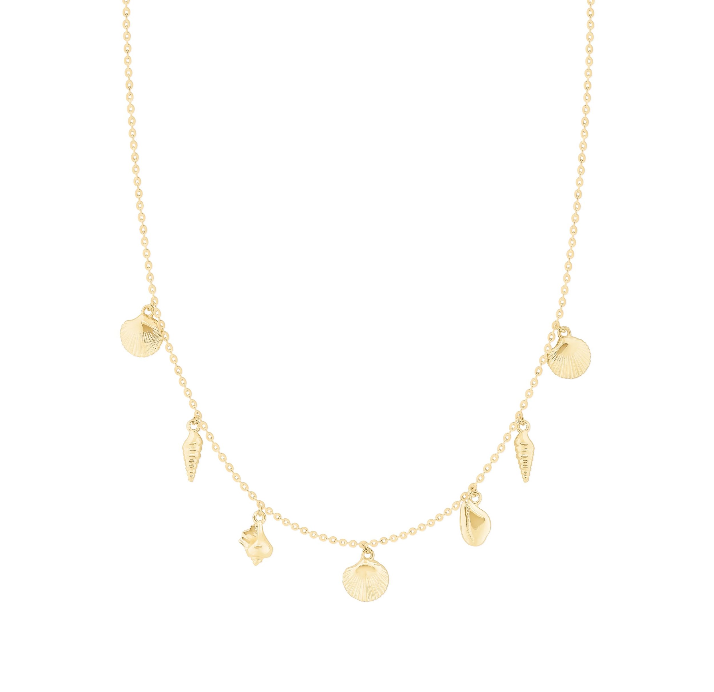 TC UNDER THE SEA – SHELL NECKLACE GOLD
