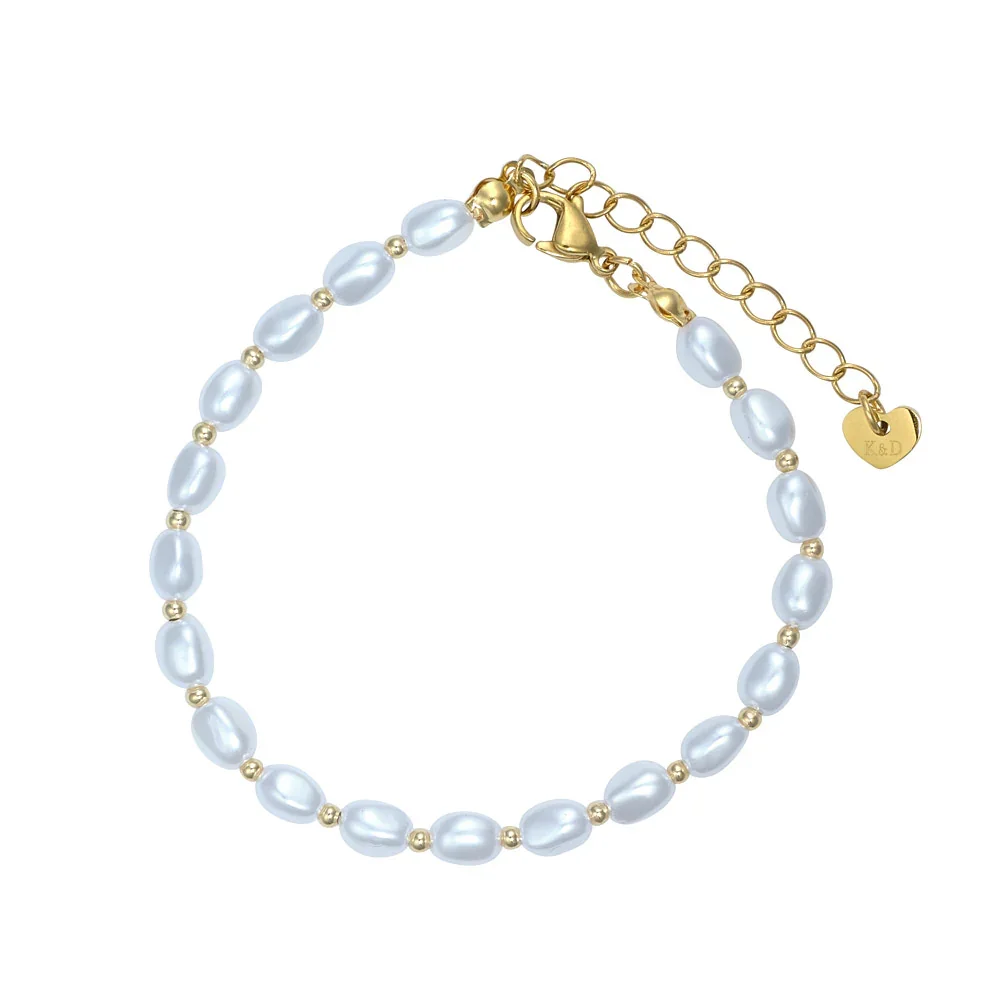 Faux Pearl Bracelet knight and day