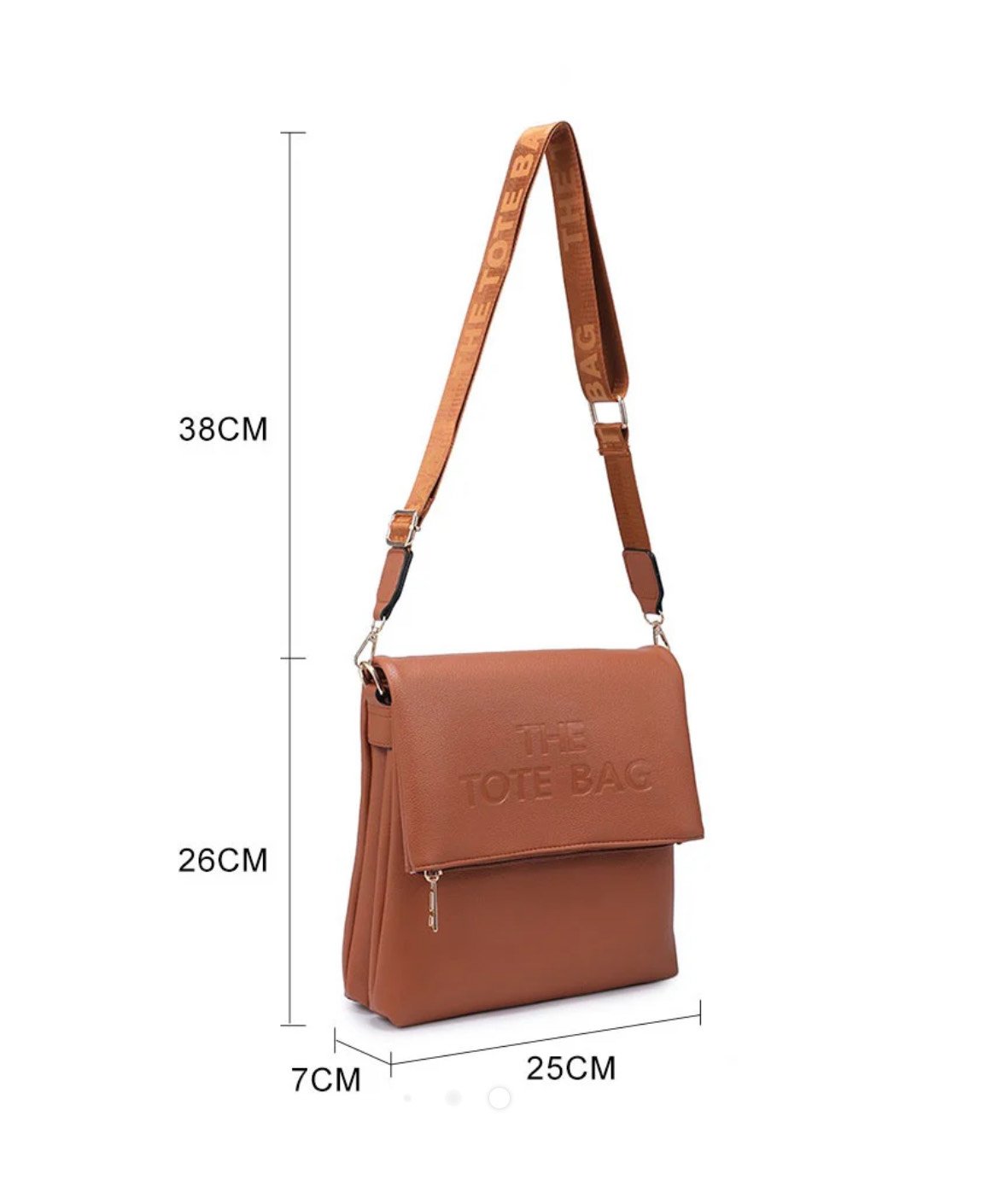 'The Tote Bag Crossbody' : Beige