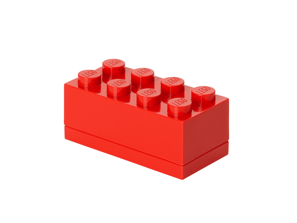 Lego Storage Mini Box 8 Red