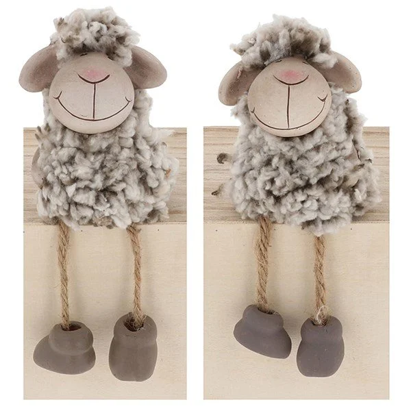 Woolly Sheep Dangly Legs Small