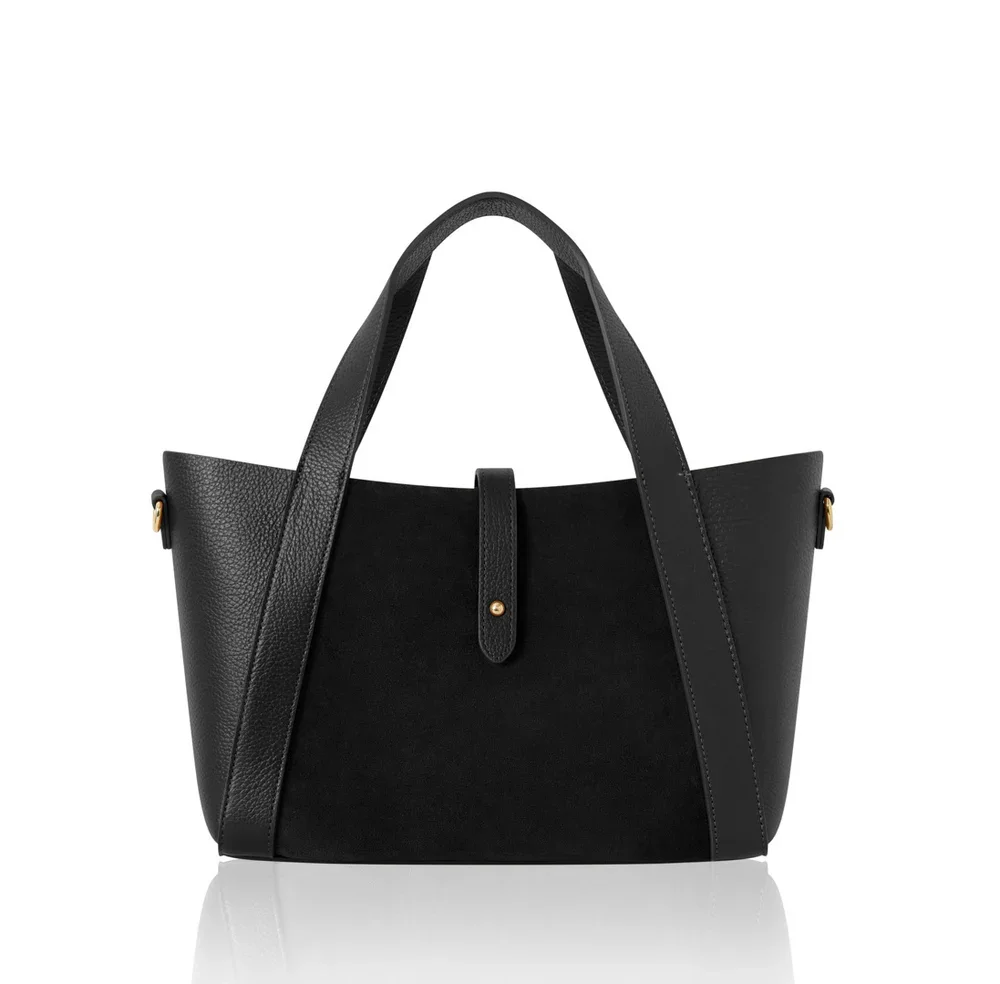 Pure White Suede Tote