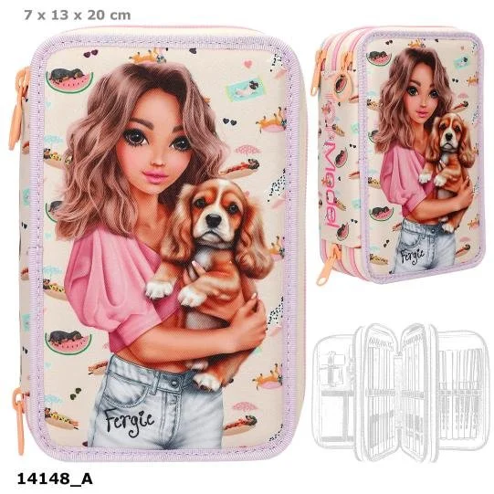 TOPModel Triple Pencil Case SUNNY DOG