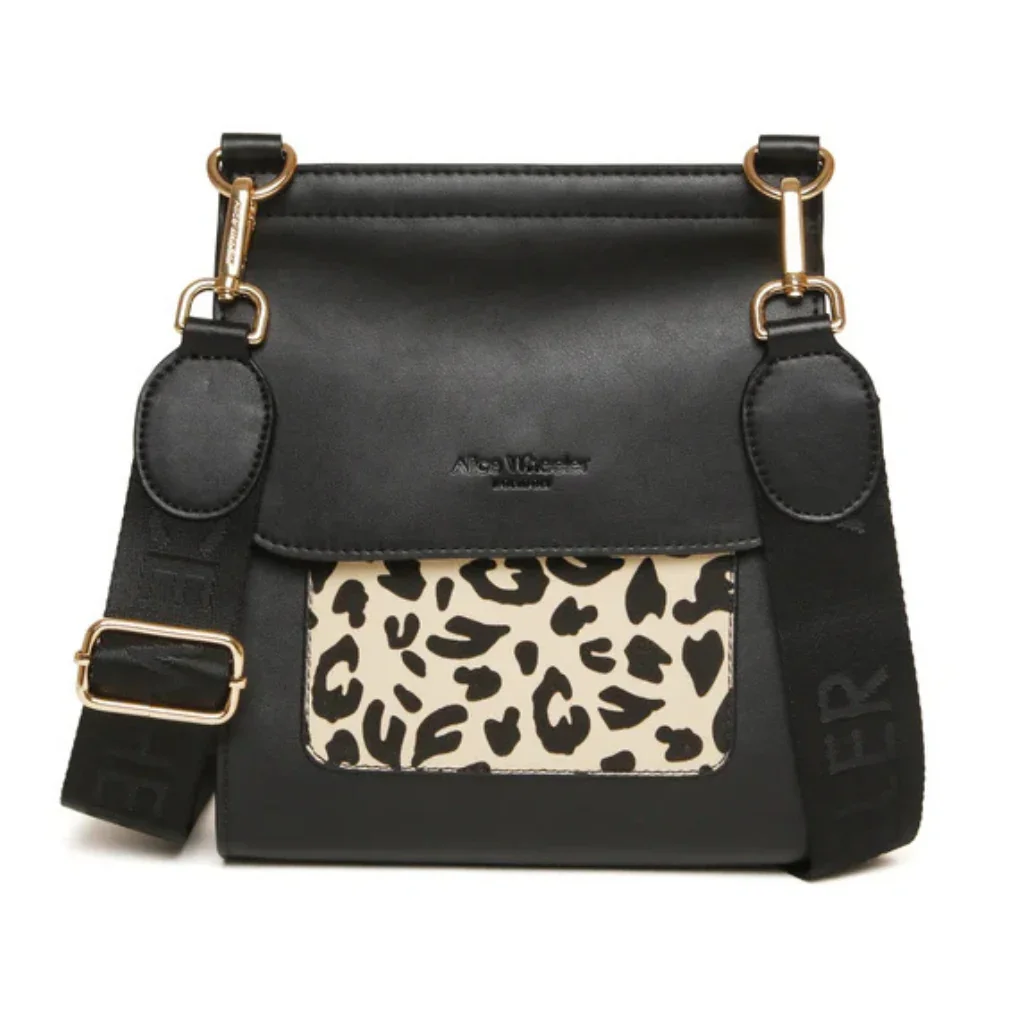 Alice Wheeler Leopard Bloomsbury Crossbody Bag