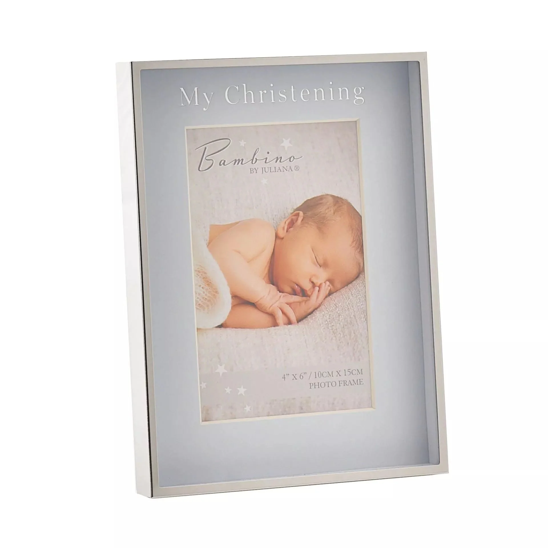 baby girl christening frame