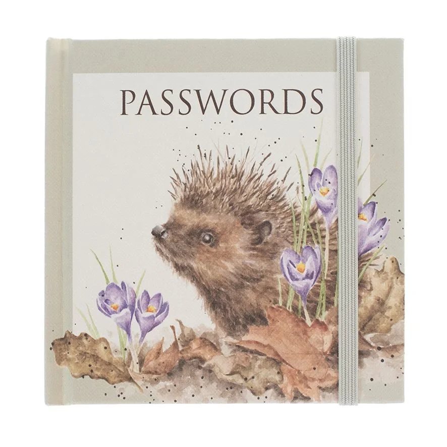 New Beginnings' Hedgehog Password Book