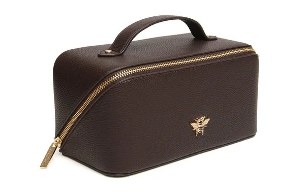 ALICE WHEELER LONDON Chocolate Train Case