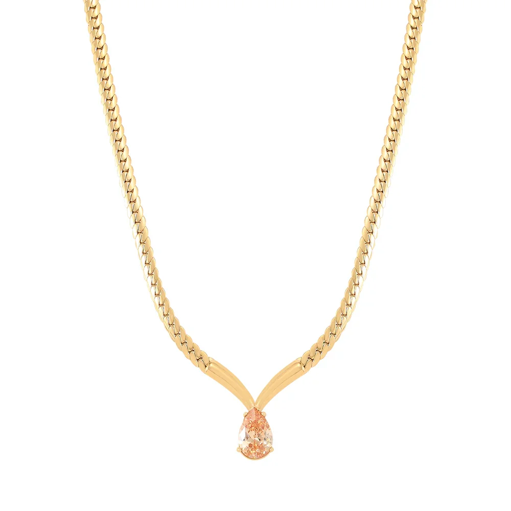 Zora_Dark_Champagne_Necklace_knight and day