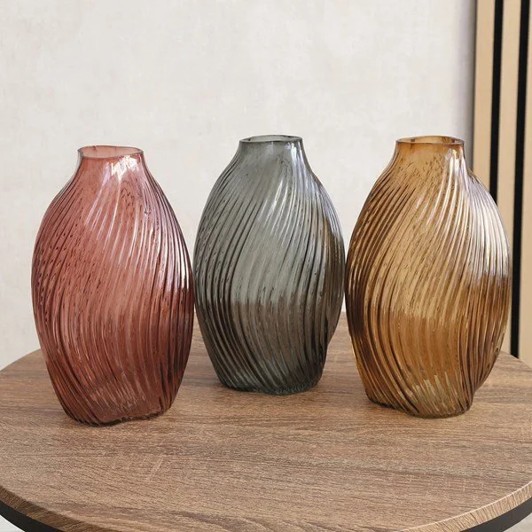 Swirl Glass Vase 26cm