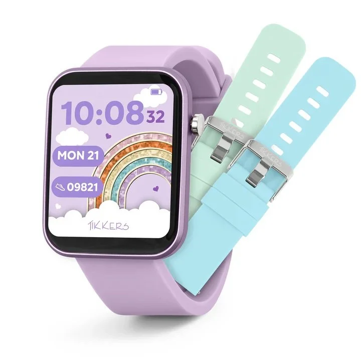 Tikkers Kids Series 13 Smart Lilac Interchangeable Strap Watch