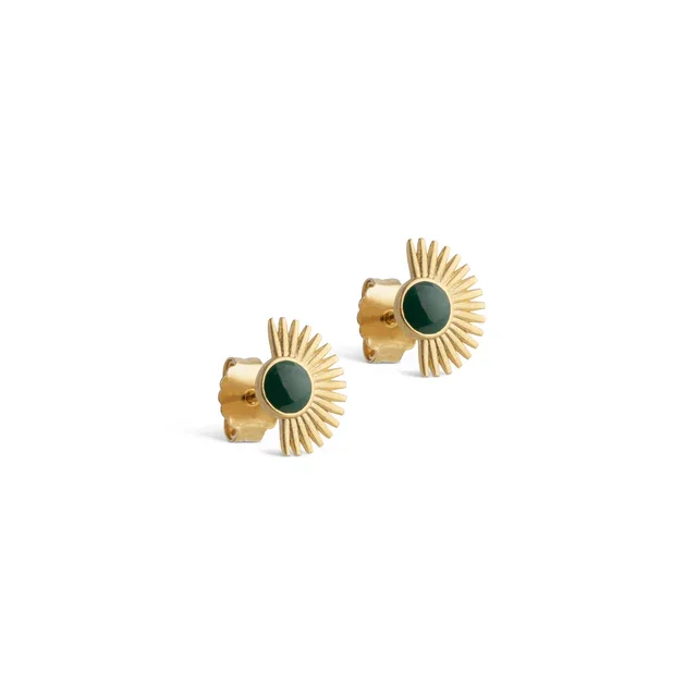 Studs_Soleil-Earrings-E97GM-42_Petrol_Green.webp