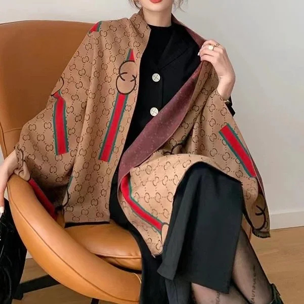 DESIGNER INSPIRED CASHMERE FEEL SCARF