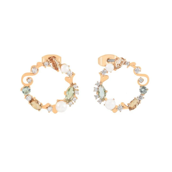 Maureen O'Hara Eclectic Earrings Gold
