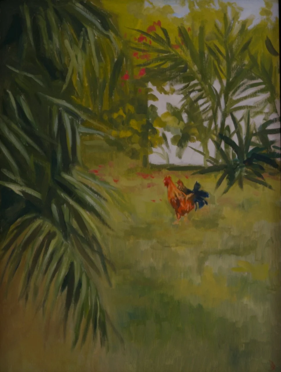 CHICKEN IN THE GARDEN, 2024