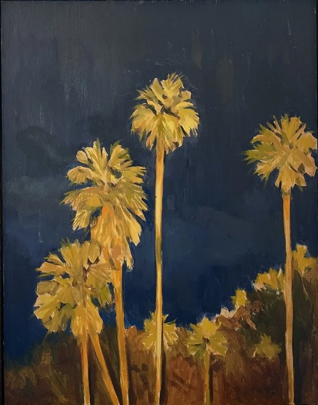NIGHT LIGHT PALMS II, 2025