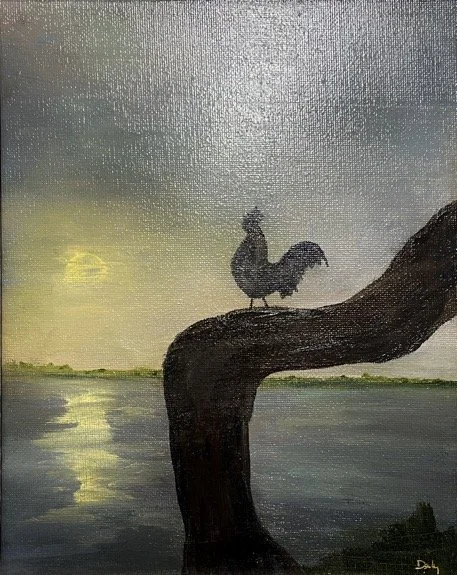 Rooster Silhouette (PSG26-9)