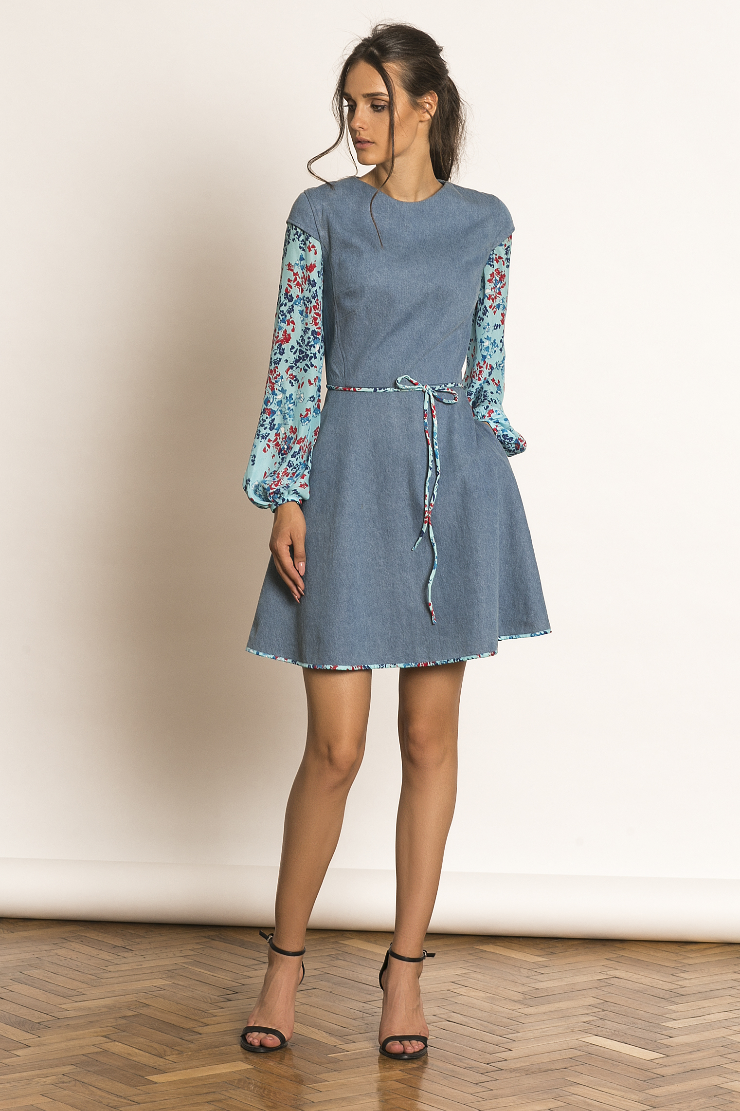 Lulu Dress in Denim by Natalyeea