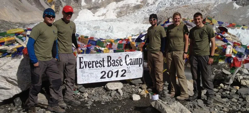 Team reaches Everest Base Camp