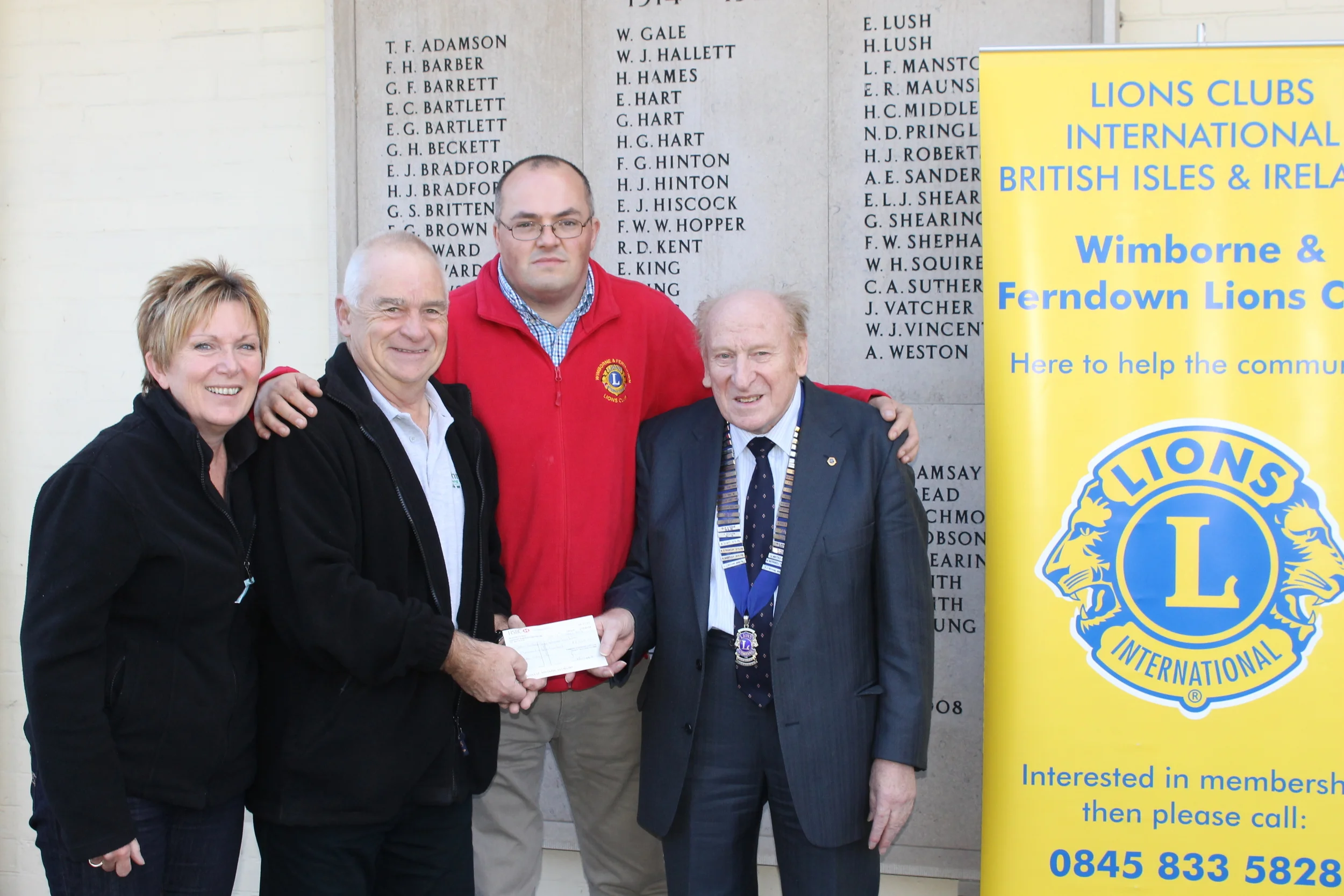 Thank you to Wimborne and Ferndown Lions