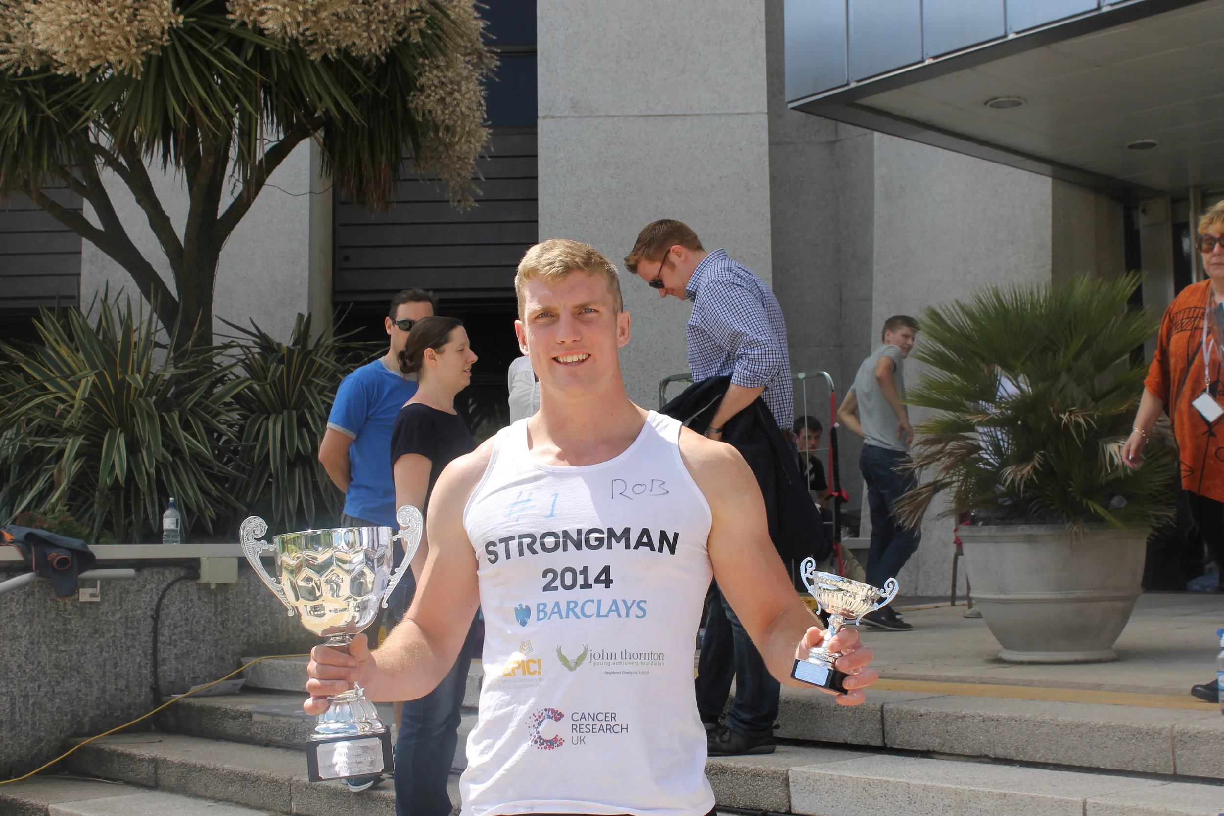 Barclays House Strong Man Competiton Nets over £5000!