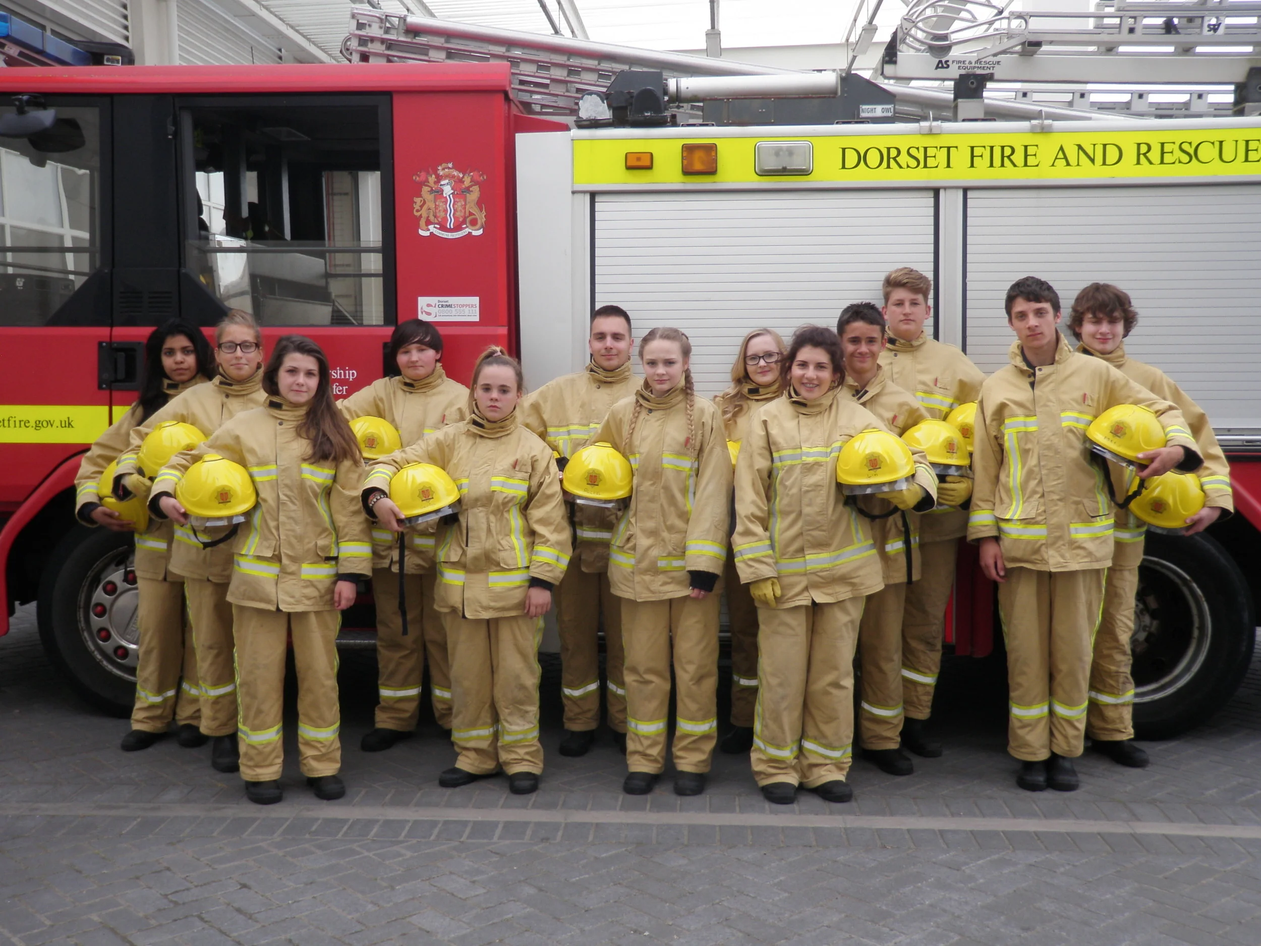 French and German Fire Cadet Visit