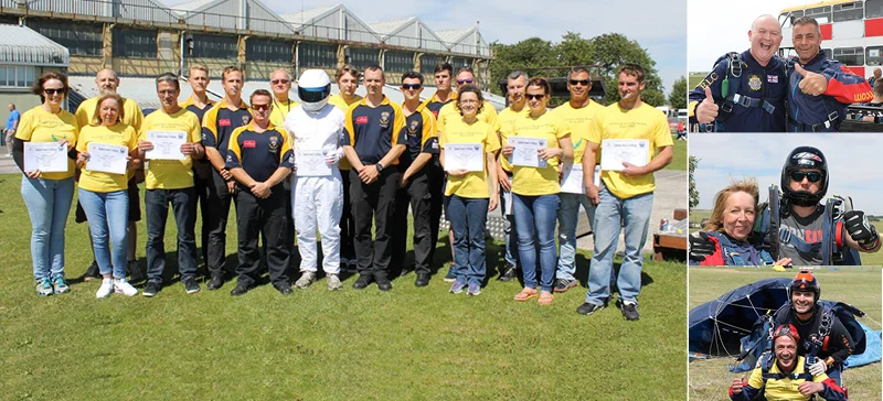 Tandem Skydive Raises over £6,000 for the JTYAF