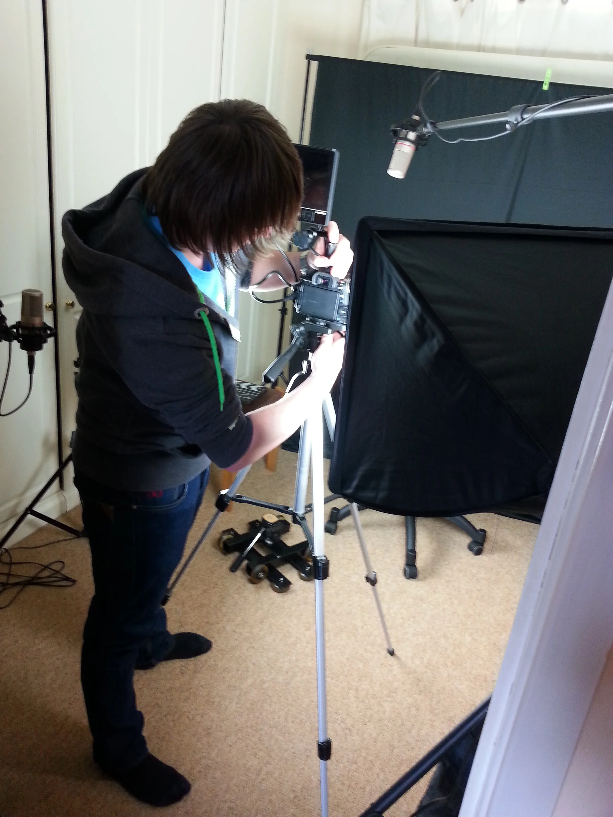 Elliott Learns about the World of Film Production