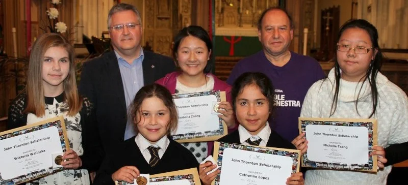 Music Scholarships help Young Musicians from the Coda Fiddle Orchestra