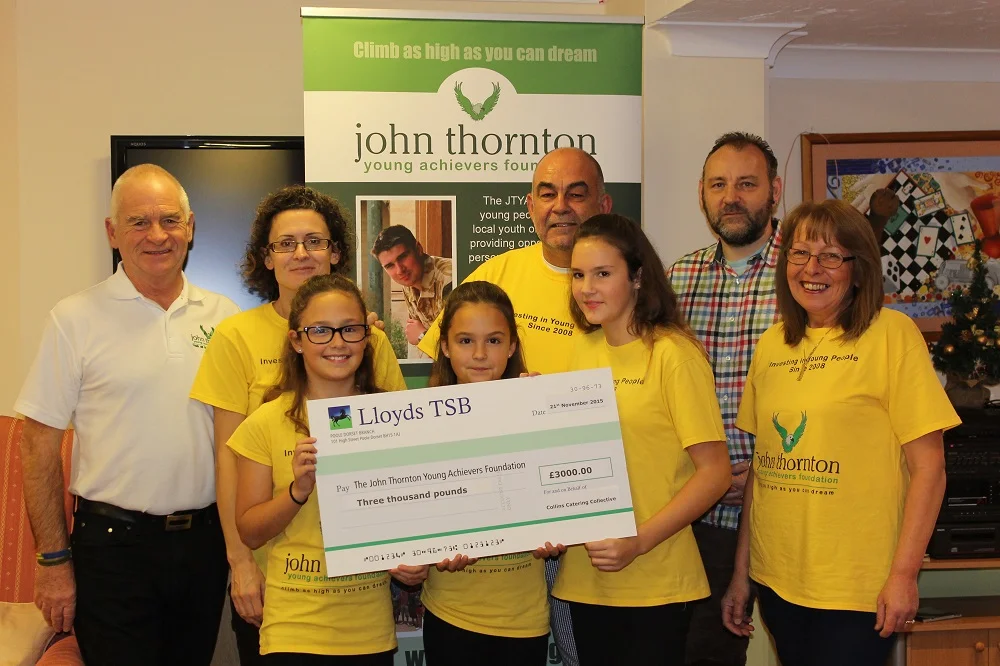 The Collins Skydive Team raises over £3000