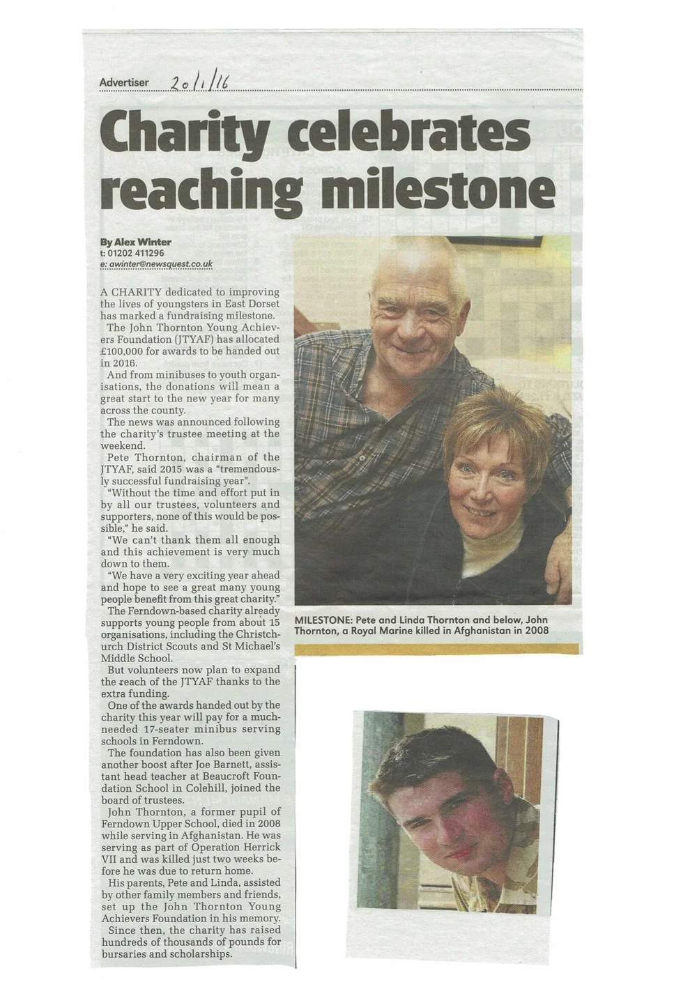 Charity celebratings reaching milestone