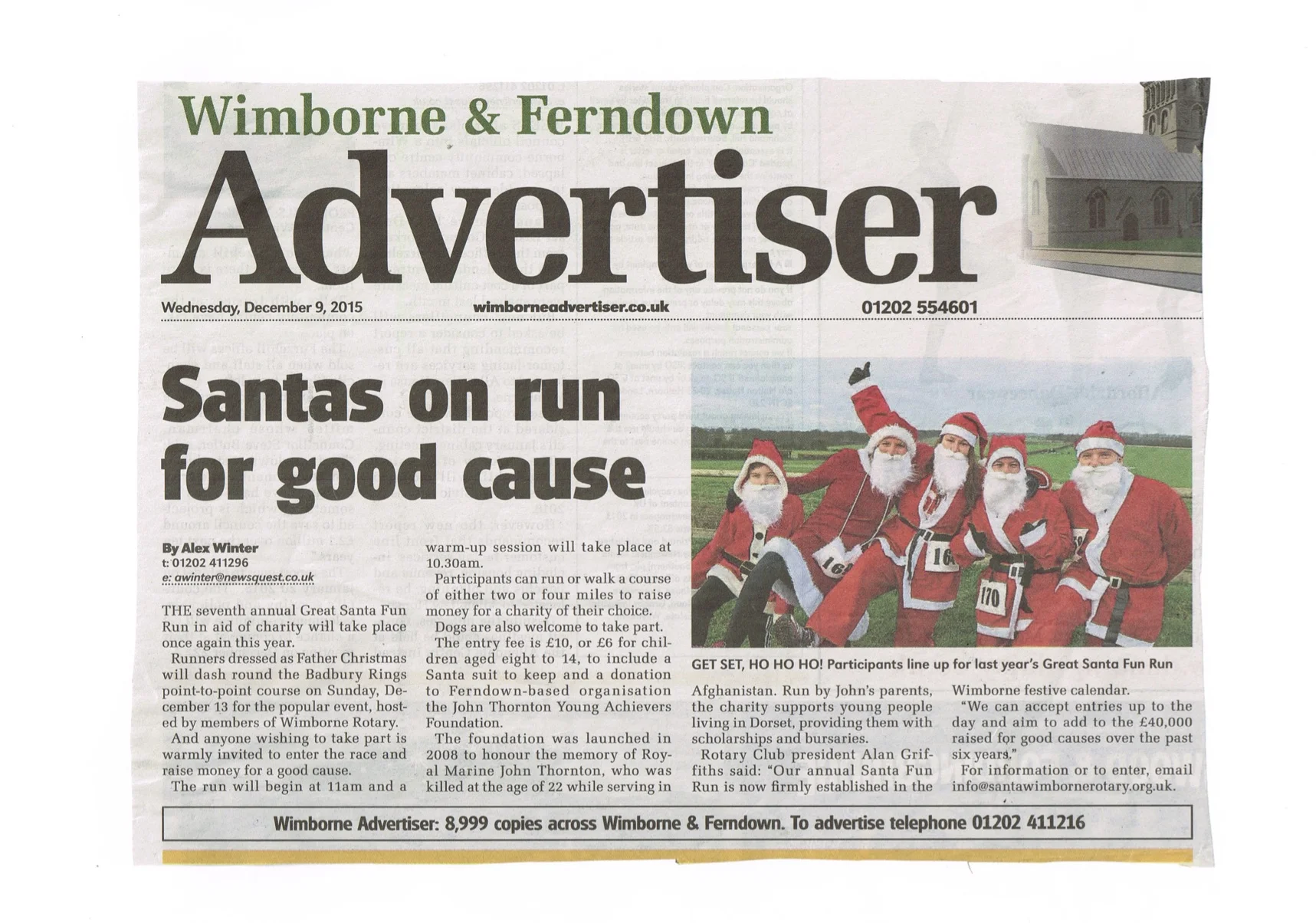 Santas on run for good cause