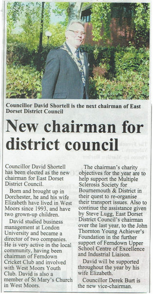 New Chairman for district council