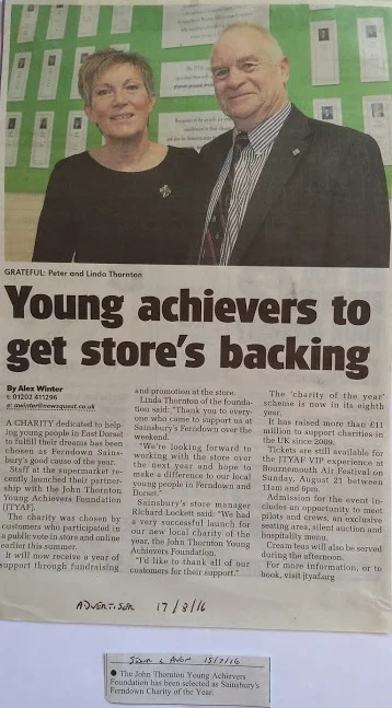Young achievers to get store's backing