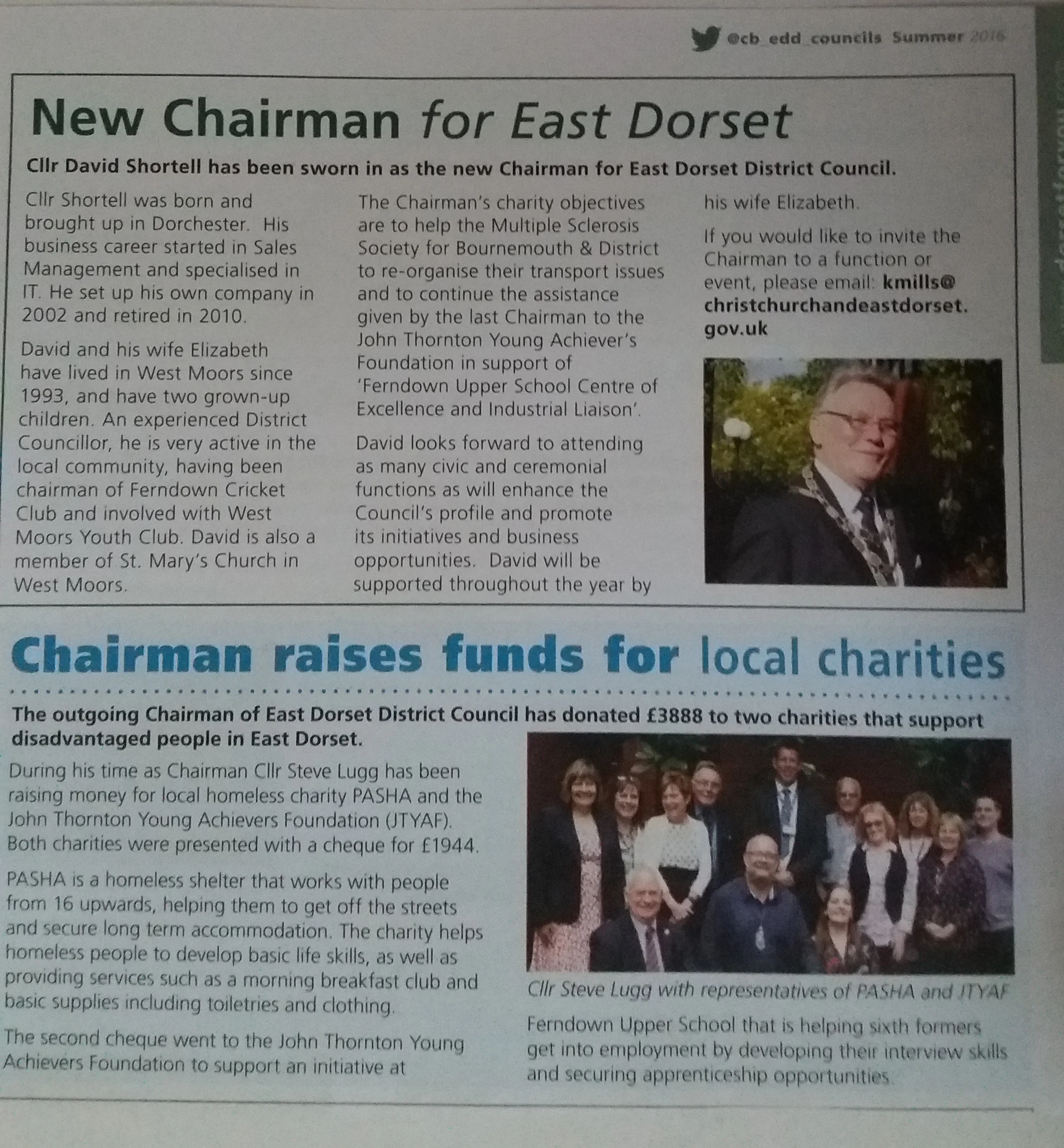 New Chairman for East Dorset