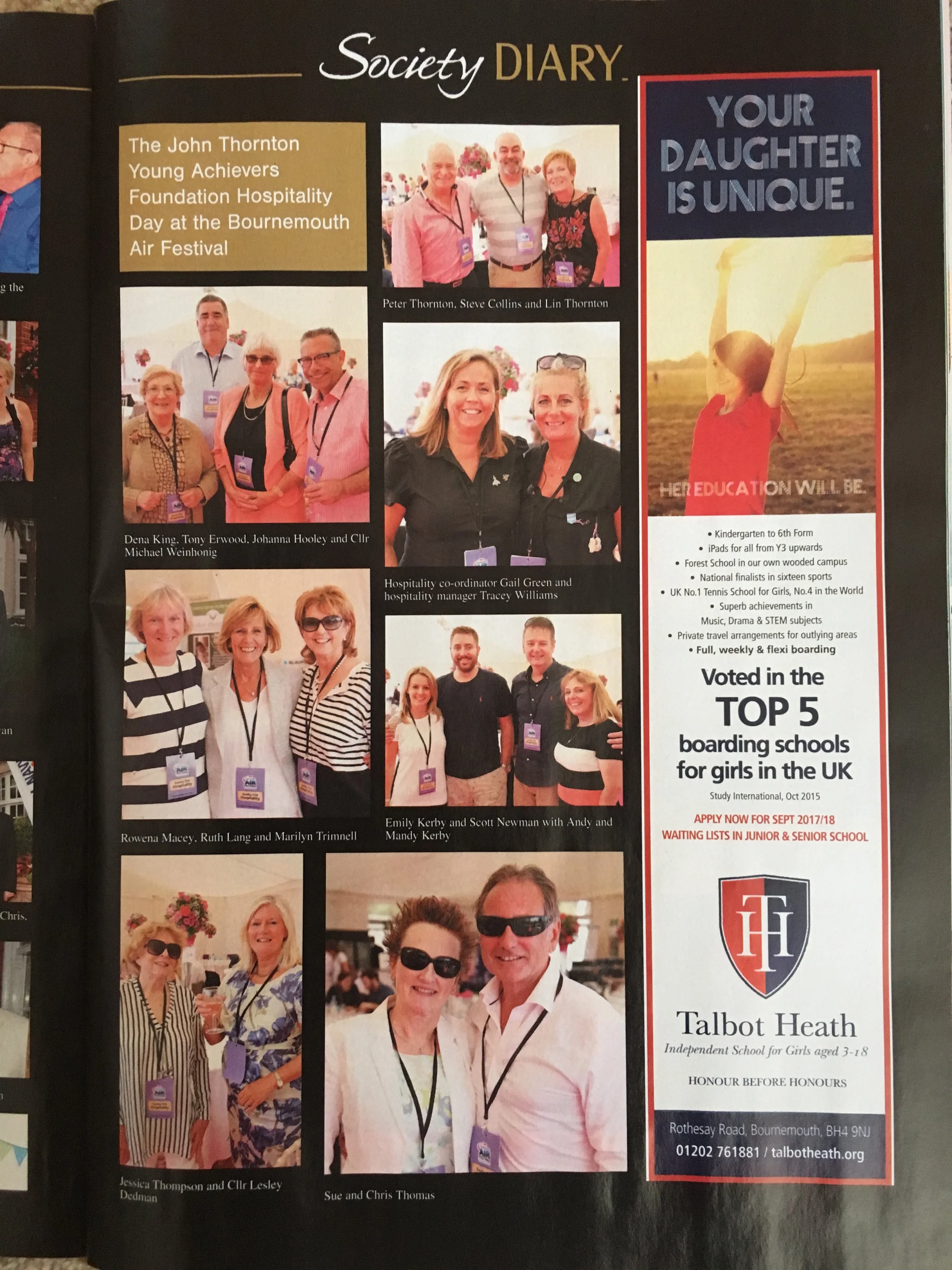 VIP Hospitality Day at Bournemouth Air Festival 2016