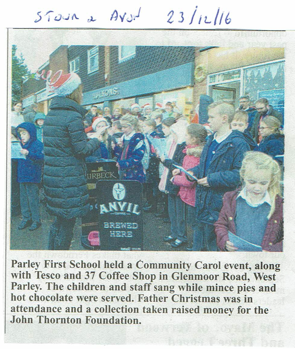 Parley First School Community Carol Event