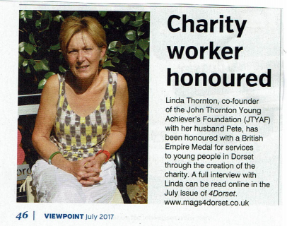 Charity worker honoured