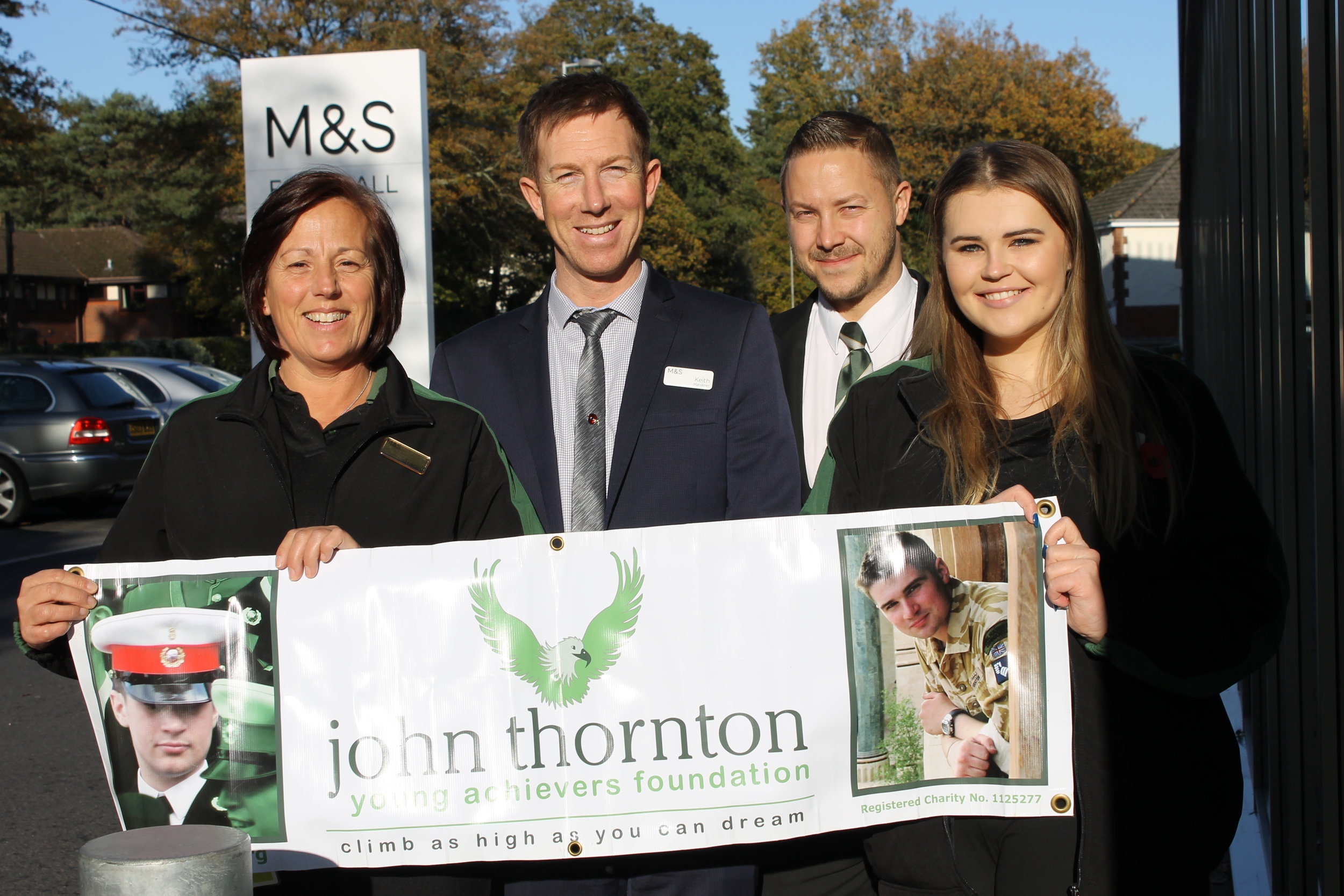 M & S Ferndown Chooses the JTYAF as Charity of the Year