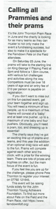 Calling all Prammies and their Prams