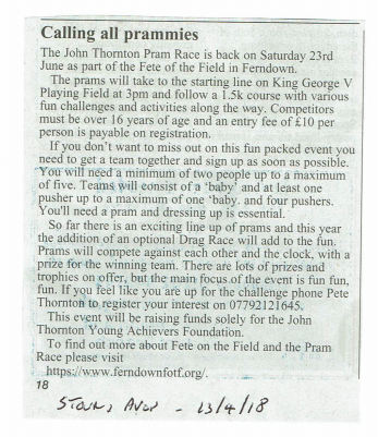 Calling all Prammies