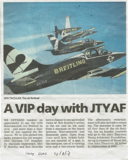 A VIP Day with the JTYAF