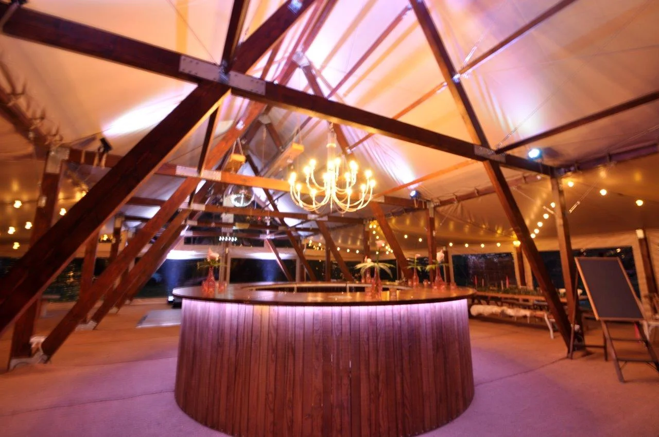Inside the Marquee.