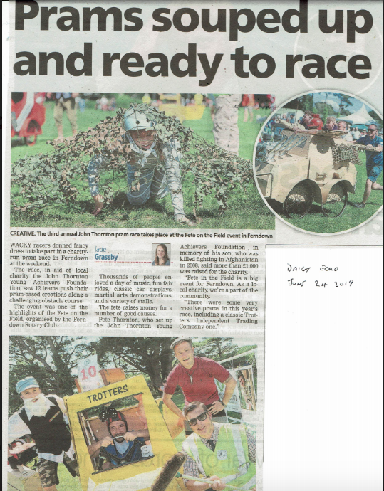 Prams souped up and ready to race